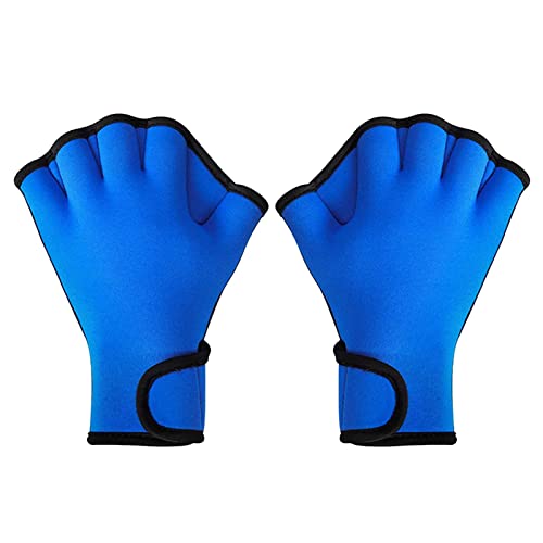 Fulenyi Aqua-Handschuhe, Paddel-Neopren-Handschuhe mit Schwimmhäuten für Schwimmfitness, Wassergymnastik- und schwimmfeste Trainingshandschuhe für Männer, Frauen, Kinder von Fulenyi