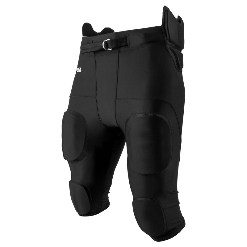 Full Force Wear "All in one" Integrated Pant, 7 Pad Footballhose - schwarz Gr. S von Full Force Wear