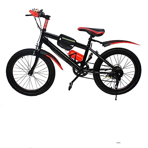 Futchoy 20-Zoll-Kinderfahrrad, 7-Gang-Kinder-MTB-Fahrrad, Tretfahrrad für Jungen und Mädchen (Red) von Futchoy