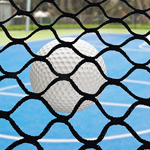 Golf-Übungsnetz 3x3M, quadratisches Netz 2.5x2.5cm für Golf Baseball Hockey für Indoor Outdoor Garten von Futchoy