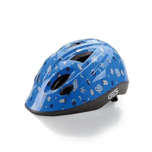 GES Sport Dokky Planet Kinderhelm Helm, Blau (Blau), 47-53 von GES