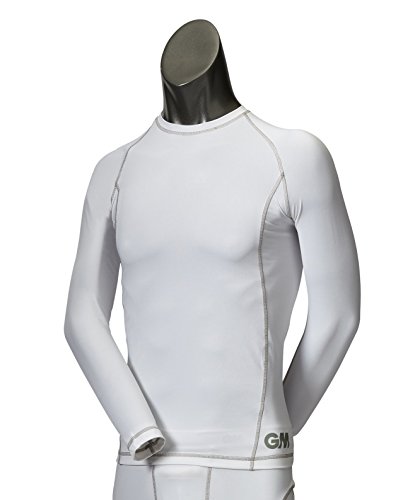 GM Kinder Teknik Base Layer Lange Ärmel Shirts L weiß/Silber von GM