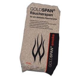 GOLDSPAN smoke 15 kg Räucherspäne Goldspan Körnung 3–5 mm Räuchermehl Buche von Goldspan Smoke