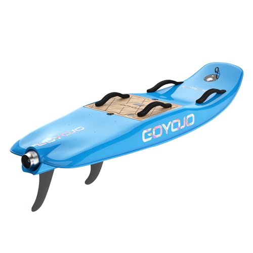 Blau elektrisches Surfbrett, wiederaufladbares Hochgeschwindigkeits-Wasser-Longboard, Polymerfasermaterial (10KW) von GOYOJO