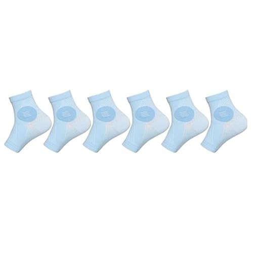 GUIJIALY 3 Paar Neuropathie-Socken - Sock - Lindernde Socken bei Neuropathie-Schmerzen - Plantarfasziitis-Socken - Blau - XL von GUIJIALY