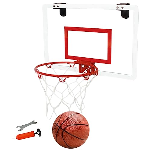 GUIJIALY Rebound-Set für Kinder, Hängendes Basketballregal, Hängende Tür, Basketballbrett, Freies Stanzen, Transparent, Kleiner Rebound von GUIJIALY