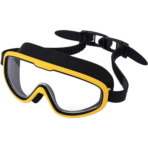 GUOQDAMI Taucherbrille High-Definition-Vision-Schwimmbrille, Antibeschlag-Schwimmbrille, verstellbarer Riemen, Augenschutz, transparent Unisex von GUOQDAMI