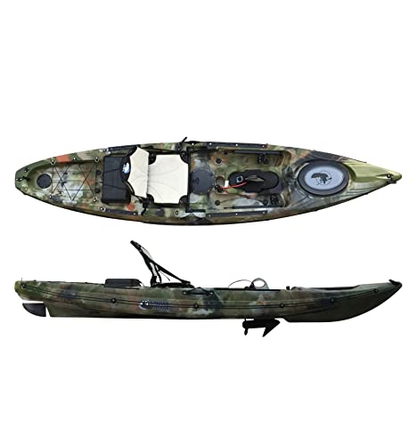 Galaxy Wahoo S Angelkajak ohne Antrieb Sit on top mit Steuer Fishing Kayak, Galaxy Kayaks:(J) Jungle von Galaxy kayaks