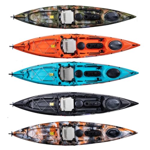Galaxy Kayaks Alboran HV Sit on Top Angelkajak mit Fusssteuerung Fishing Kayak, Galaxy Kayaks:(J) Jungle von Galaxy kayaks