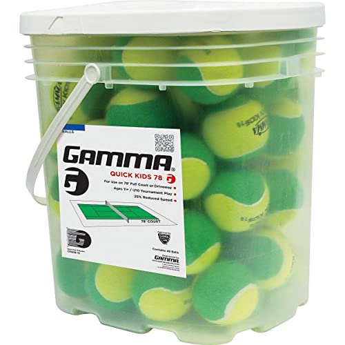 Gamma Sport Kinder Ausbildung (Übergang) Kugeln - 60 orange Punkte 78 grün Punkte schnell Kinder 36-60-78 gelb grün grün von Gamma