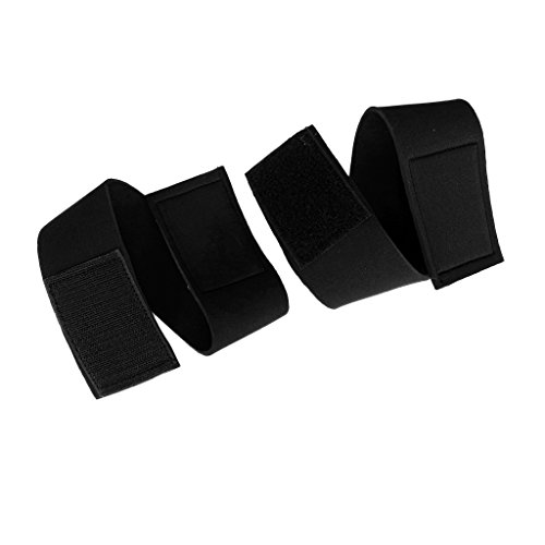 Gazechimp Neopren Hosenbänder, 1 Paar/Pack - Schwarz von Gazechimp