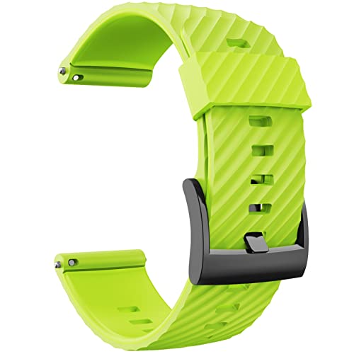 24mm Silikonbänder Ersatzarmband für Suunto 7 D5 Armband Suunto 9 Spartan Sport Wrist HR Baro Smart Watch Armband von Generic