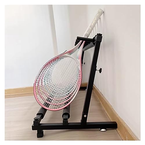 Floor Standing Rackets Holder for Adults & Kids, Metal Steel Folding Organizer Display Stand for Badminton Tennis Racket/Violin/Ukulele/Water Pistol, Adjustable Height von Generic