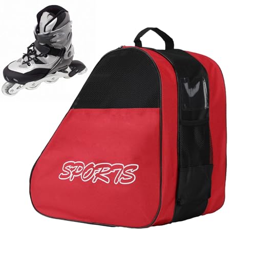 Rollschuhtasche | Schlittschuhtasche | Unisex Schlittschuhtasche mit verstellbarem Schultergurt | Inline-Skate-Tasche zur Aufbewahrung von Skaten | Oxford-Gewebe Schuh-Tragetasche Organizer von Generisch