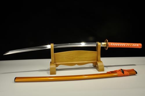 TEERMA 40 Zoll China Handmade Schwert aus Hohem Mangan Stahl scharfes und echtes Katana China Schwert SW411 von Generisch