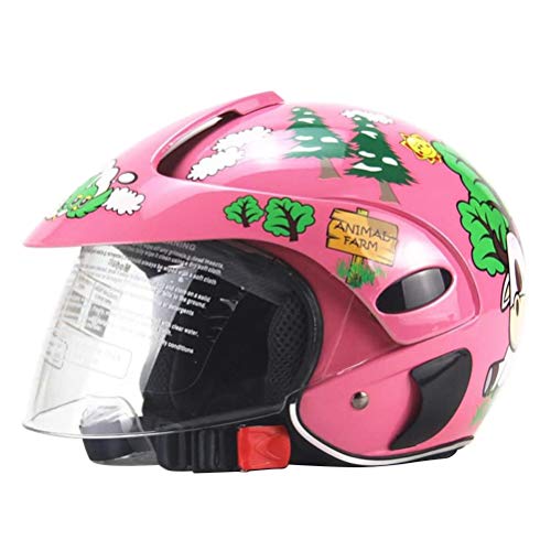 Kinder-Integralhelm, Kinder-Fahrradhelme, Leichter Mountainbike-Helm, Sicherheitsschutzhelm für Kinder Im Alter von 2–8 Jahren (Rosa) von Ghzste