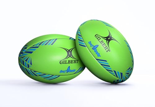 Gilbert Rugbyball, Strand, Surf, Grün, Größe 5 von Gilbert