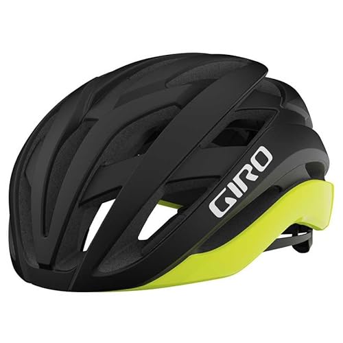 Giro Unisex – Erwachsene Cielo MIPS Helme, Matte Black/Highlight Yellow, M von Giro