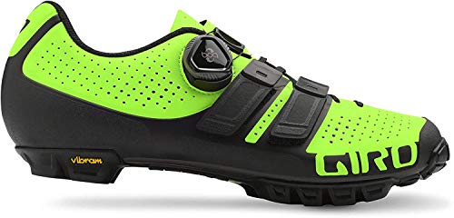 Giro Unisex – Erwachsene Code Techlace MTB Trail|Cyclocross Schuhe, Lime/Black, 44,5 von Giro