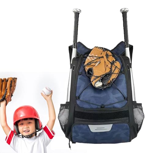 Gkumgwo Baseball-Tasche, Jugend-Baseball-Tasche | Große Baseball-Ausrüstungstasche | Leichte Schlägertasche mit separatem Schuhfach, Softball-Ausrüstungstaschen für Jungen von Gkumgwo