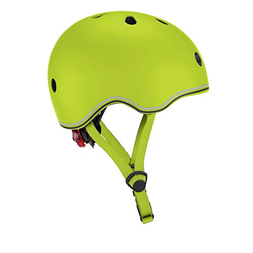 Globber Unisex Jugend Helm EVO Ligths, grün, Taille XXS-XS von Globber