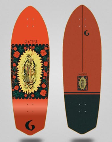 Glutier Surfskate Deck Skateboard - Jay Blood 33 Sword von Glutier
