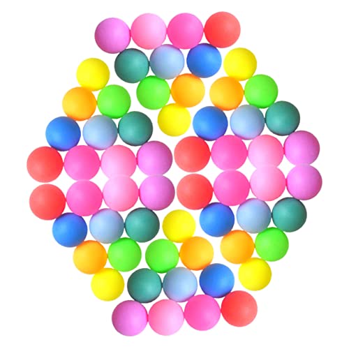Gogogmee 150 Stück Farbige Tischtennis Spielbälle Kleine Bälle Tombola Zeichnungsbälle Partybälle Kunststoffbälle Partyaktivitäts Requisiten Unterhaltungsbälle Kunststoffball von Gogogmee