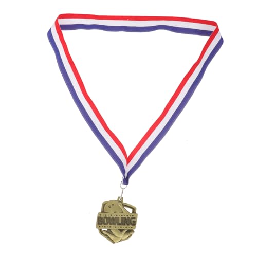 Gogogmee Bowling Medaille Zarte Medaille Aus Zinklegierung Belohnungspreis Medaillen Für Auszeichnungen Für Erwachsene Zarte Medaillen Ermutigungsmedaillen Dekorative Medaillen von Gogogmee