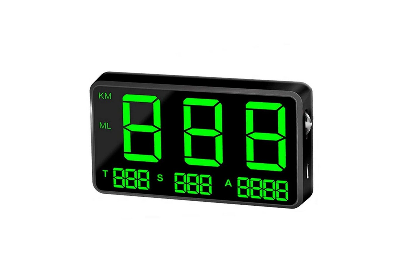 Gontence Geschwindigkeitsmesser GPS-Tachometer Tachometer C80 Digitales GPS-Tachometer-Display C80P, (1 St., für alle Autos, Fahrräder, Motorräder), MPH/KMH-Geschwindigkeitsalarm Ermüdungsalarm 4,5-Zoll-LED-Bildschirm von Gontence