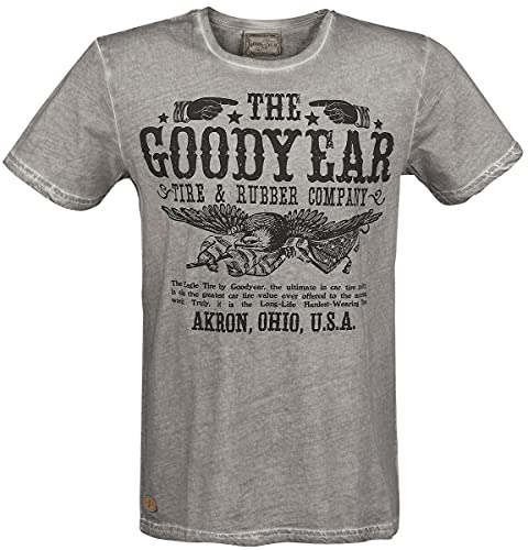 Goodyear Kokomo Männer T-Shirt anthrazit L 100% Baumwolle Biker, Rockabilly, Rockwear, Streetwear von Goodyear