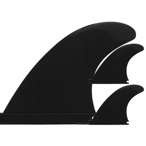 Goowafur Flosse für Paddle Board,Paddle Board Finne | 3 Stück Nylon-Fiberglas-Surfbrettflossen - Paddleboard-Zubehör, dekoratives, multifunktionales, einfach zu installierendes Surfzubehör für Short von Goowafur