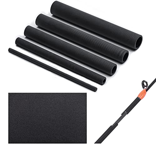 Goture Angelrute Reparatur Carbon Fiber Stick für Spinnangeln/Casting Rod Repair Kit mit Schleifpapier von Goture
