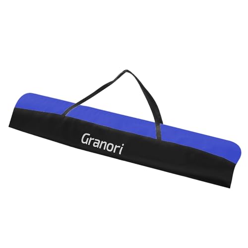 Granori Skitasche | Skisack 170 cm / 180 cm – leichte Tasche zur Aufbewahrung und Transport von Skier und Stöcke (Blau-Schwarz, 170 cm) von Granori