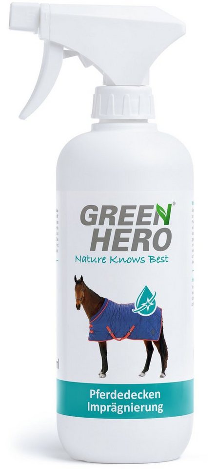 GreenHero Pferdedecken Imprägnierspray für Outdoordecken Imprägnierspray, Gegen Schmutz und Feuchtigkeit, Ohne Treibgas von GreenHero