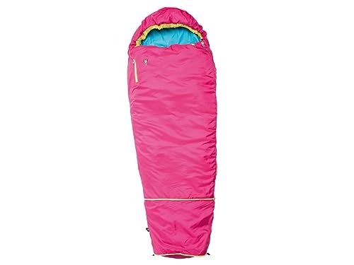 Grüezi bag Kids Grow Colorful Rose mitwachsender Kinderschlafsack, Körpergröße 100-150 cm, Mumienschlafsack, 1000g, Ø21 x 15 cm, raschelfrei von Grüezi-Bag