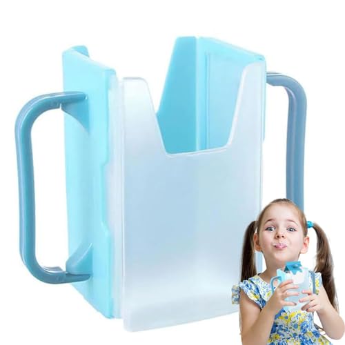 Gruwkue Milchkarton-Getränkehalter | Milchbehälter für Kleinkinder,Saftbeutel und Karton, tragbarer Getränkehalter für Kinder und Kleinkinder, Einweihungsgeschenk für die Küche von Gruwkue