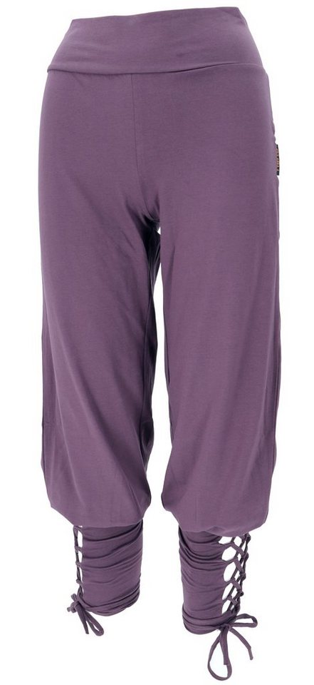 Guru-Shop Hose & Shorts Yoga-Hose aus Bio-Baumwolle, Leggings,.. alternative Bekleidung von Guru-Shop