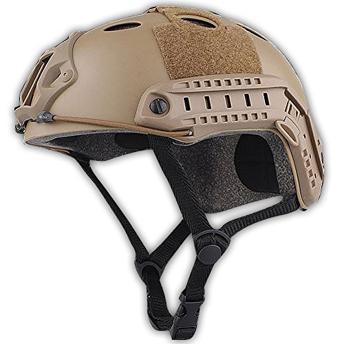 HANSTRONG GEAR SWAT Combat Fast PJ Helmet for CQB/Close Combat Airsoft Paintball DE von HANSTRONG GEAR
