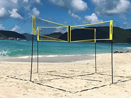 CROSSNET Four Square Volleyball Net - das Original aus den USA von HAMMER