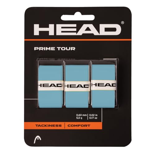 HEAD Unisex-Adult Prime Tour Griffband, Blau, One Size von HEAD