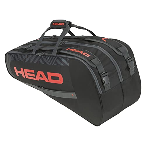 HEAD Base Racquet Bag Tennistasche, schwarz/orange, M von HEAD