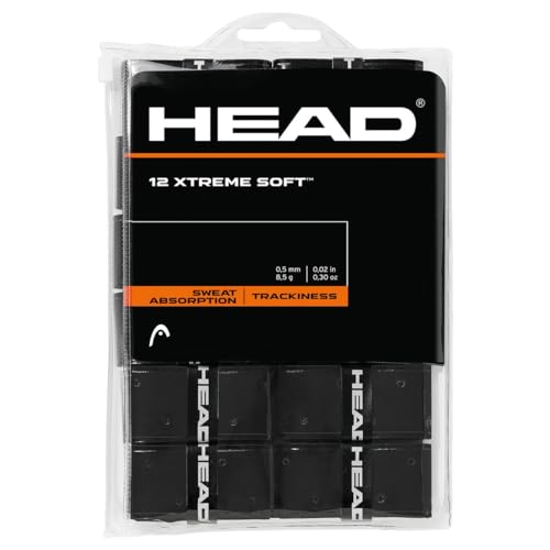 HEAD Unisex-Erwachsene 12 Xtremesoft Griffband, Black, Einheitsgröße von HEAD