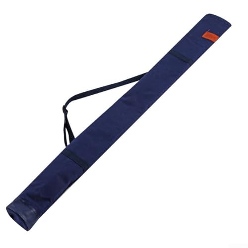 HEIBTENY Segeltuch-Angelrute-Tasche, Regenschirm-Tasche, Angelausrüstung, Aufbewahrungstasche, Organizer-Tasche(1.2m Blue) von HEIBTENY
