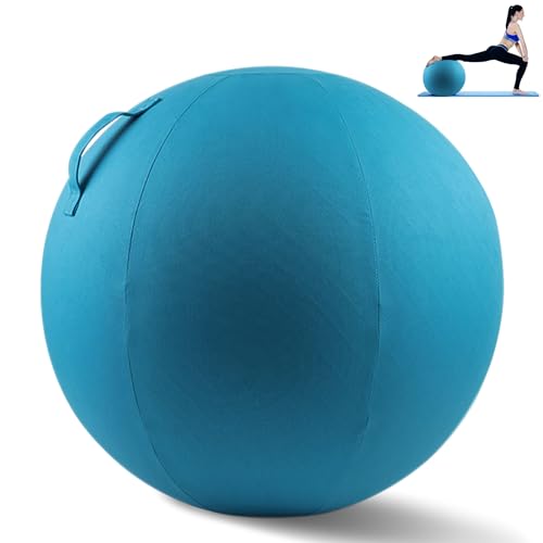 Nizirioo Foldable Yoga Ball Cover: Foldable Exercise Ball 65 cm Cover,Washable Exercise Ball Cover with Handle,Protection Yoga Ball Cover Exercise Ball,for Office,Household,Balance Seat Ball Cover von HOMURY