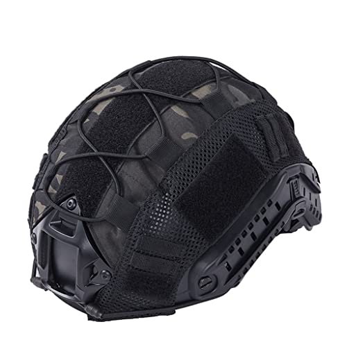 HSAPAZD Tactical Helmet Cover für Fast Helm Camo Multicam Airsoft Kopfbedeckung Tactical Helmet Zubehör (Color : BCP) von HSAPAZD