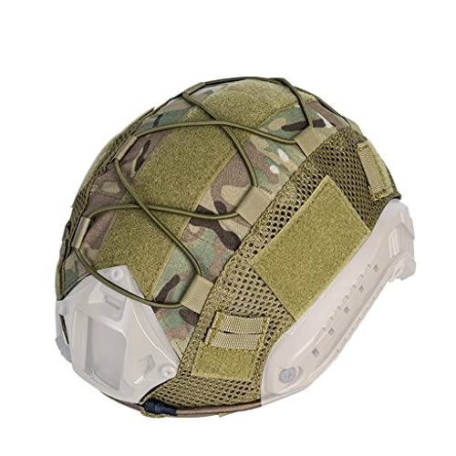 HSAPAZD Tactical Helmet Cover für Fast Helm Camo Multicam Airsoft Kopfbedeckung Tactical Helmet Zubehör (Color : CP) von HSAPAZD