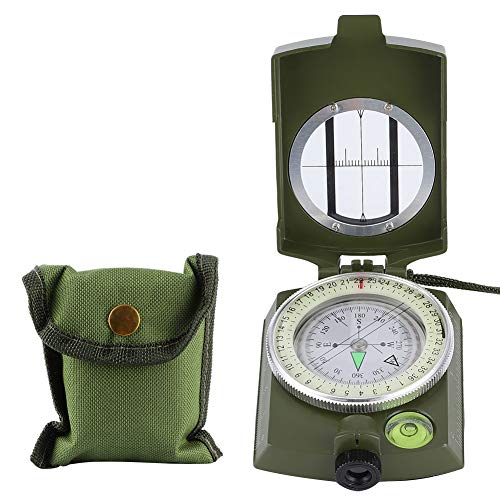 HYWHUYANG Orienteering Compass, Multifunction Survival Compass, Hiking Backpacking Compass, Impact Resistant & Waterproof Compass for Hiking, Camping von HYWHUYANG