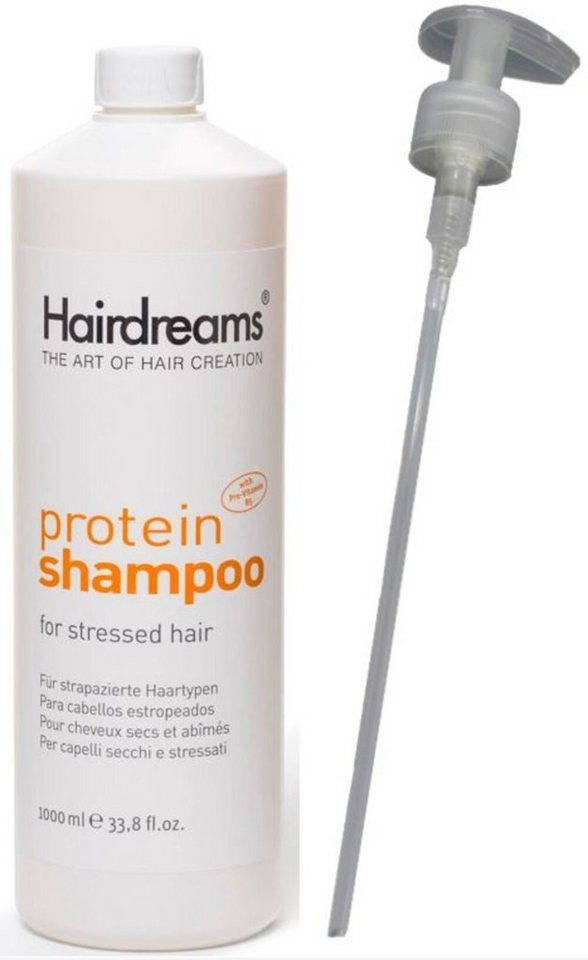 Hairdreams Haarshampoo Protein Shampoo, 1-tlg., strapaziertes, chemisch behandeltes Haar mit Echthaarverlängerungen von Hairdreams