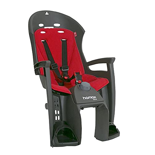 HAMAX Unisex – Babys Siesta Gepäckträger Kindersitz, grau, 1size von HAMAX