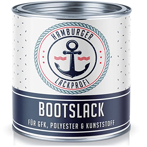 2K Bootslack GLÄNZEND für GFK, Kunststoff & Polyester Farbauswahl Yachtlack Yachtfarbe Bootsfarbe (2,5 L) // Hamburger Lack-Profi von Hamburger Profi-Lack